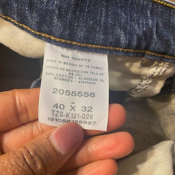 Lee Men’s Relaxed fit Straight Leg Jeans 40 - Picture 8 of 10